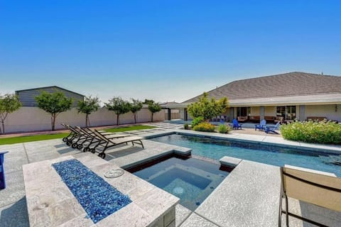 Pool view, sunbed