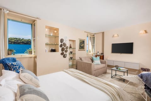 Bed, TV and multimedia, Photo of the whole room