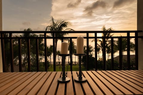 View (from property/room), Balcony/Terrace, Sea view, Sunset