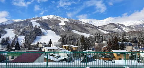 Property building, Day, Natural landscape, Winter, Mountain view