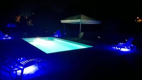 Night, Swimming pool