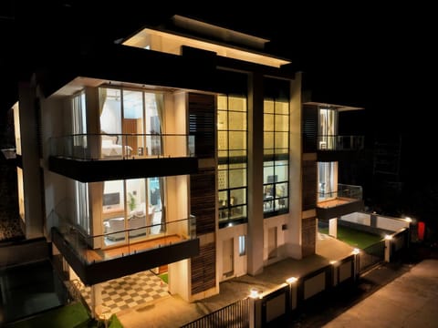 Property building, Night, View (from property/room), Balcony/Terrace, Seating area