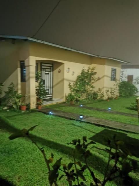 Property building, Off site, Night, Garden, Garden view