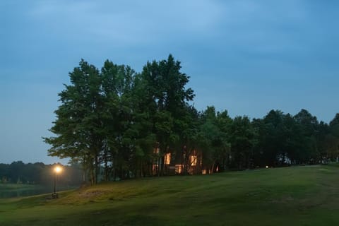 Property building, Night, Natural landscape