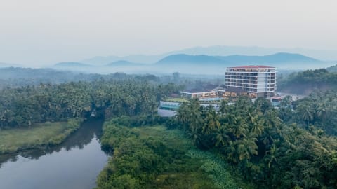 Property building, Natural landscape, Lake view, Mountain view, River view