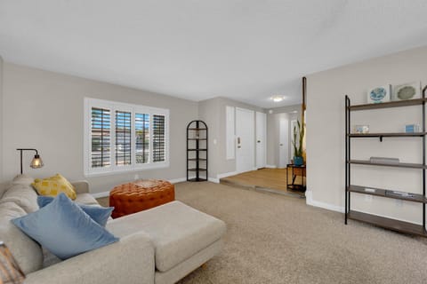 Seating area, wardrobe