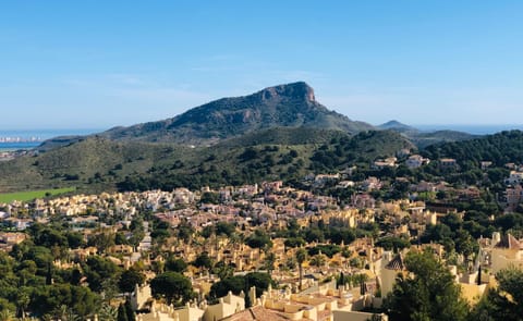 Nearby landmark, Natural landscape, Mountain view, Sea view