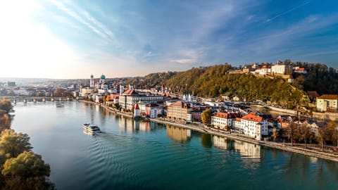 Day, Natural landscape, Bird's eye view, City view, Lake view, River view