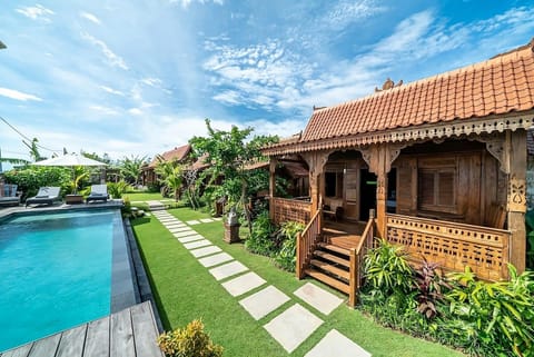 Property building, Pool view, Swimming pool