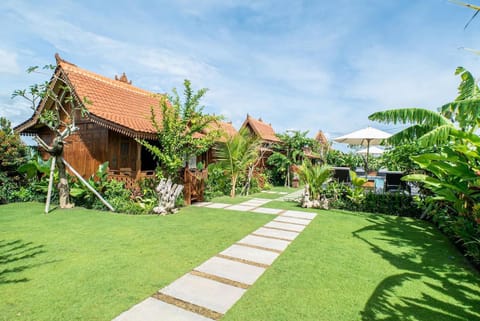 Property building, Garden, Garden view