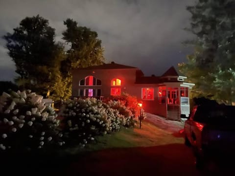 Property building, Night, Street view