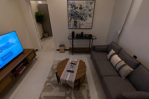 غرفة وصالة فاخرة في قلب بوليفارد الرياض دخـول ذاتي Quiet elegant Luxury apartment Self-Entry Apartment in Riyadh