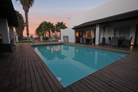 Swimming pool, Swimming pool, Sunset