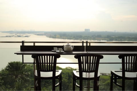 Natural landscape, View (from property/room), Balcony/Terrace, Sea view