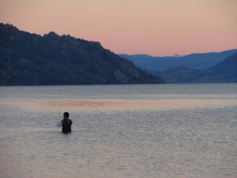 Natural landscape, Fishing, Beach, Lake view