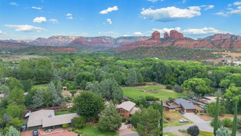 Executive Villa with Views of Cathedral Rock, a Stream, Lush Fruit Trees and Herbs Villa in Sedona