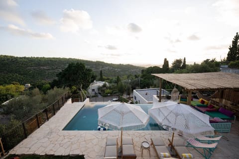 Natural landscape, Pool view, Swimming pool