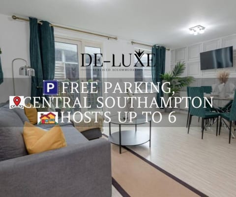 Central Southampton Stay With FREE Parking - Hosts Up To 6 - For Business & Leisure Stays Apartment in Southampton