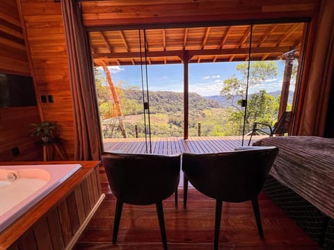 Natural landscape, View (from property/room), Balcony/Terrace, Living room, Mountain view