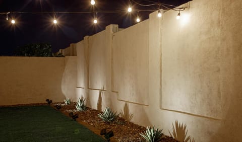 Night, Garden, Garden view