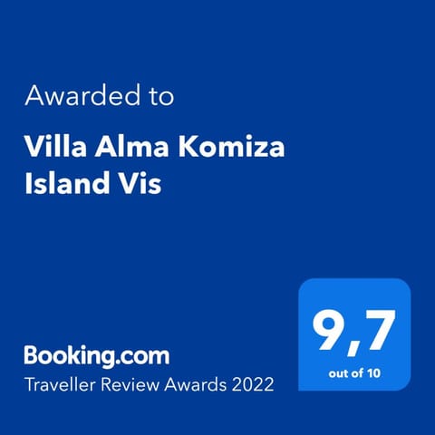 Villa Alma Komiza Island Vis Villa in Komiža