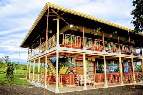 Property building, Patio, Spring, Day, Garden, View (from property/room), Balcony/Terrace, Garden view