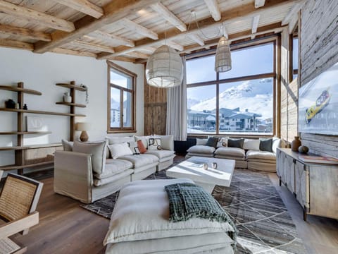 Grand appartement neuf 200m², 6 chambres, cheminée, parking privé, Tignes Lavachet - FR-1-641-114 Apartment in Tignes