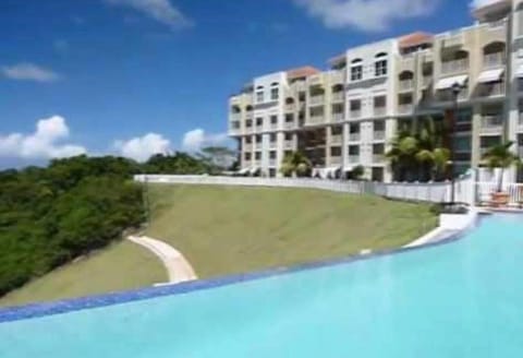 Property building, Pool view