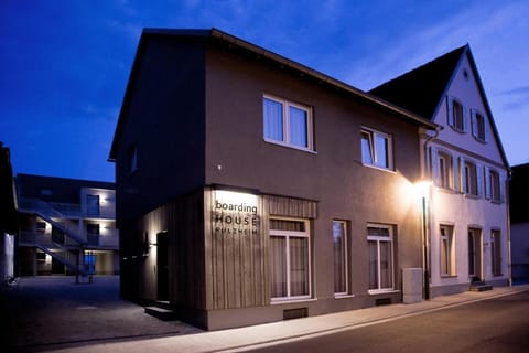 Property building, Night, Street view