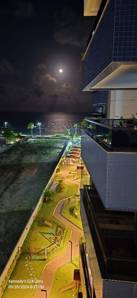 Night, Balcony/Terrace, Sea view