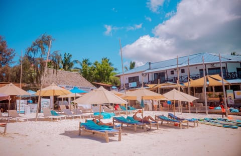 Beach, sunbed