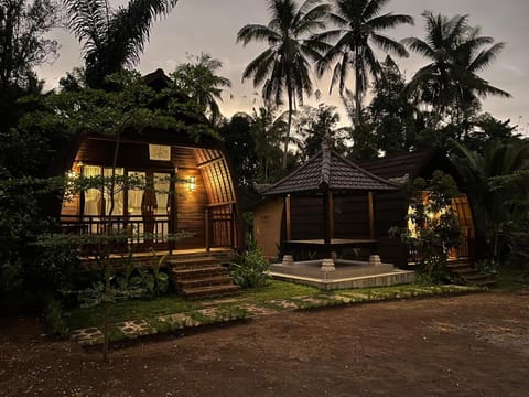 Property building, Night, Natural landscape, Garden