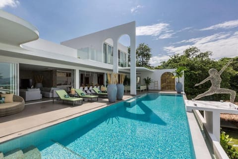 C Villa 8BR Luxury Seaview Villa, 2 swimming pools Villa in Ko Samui