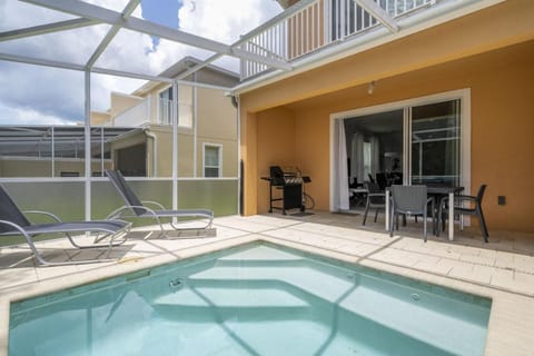 Patio, Pool view, Swimming pool, sunbed