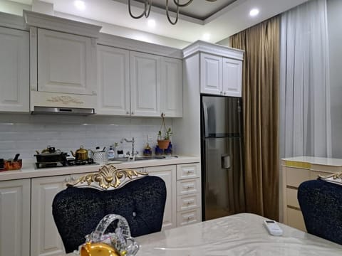 Kitchen or kitchenette, Dining area, oven, stove