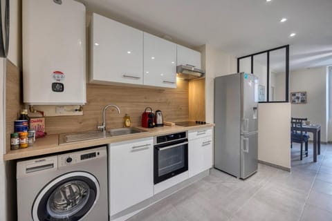 #HD White & Grey T2 Belle électrique Apartment in Grenoble