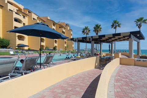 Day, View (from property/room), Pool view, Sea view, sunbed