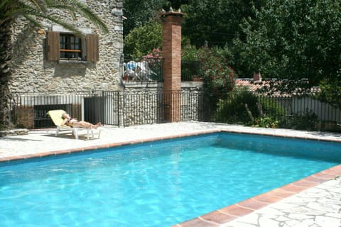 Property building, Living room, Swimming pool