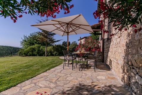 Patio, Garden, Dining area, Garden view, sunbed