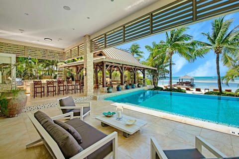 Patio, Day, Natural landscape, Pool view, Sea view, Swimming pool, sunbed