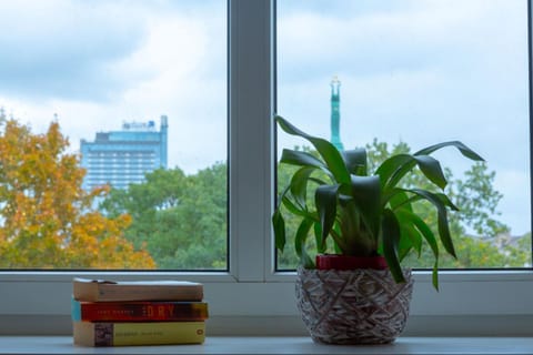 Decorative detail, Bedroom, City view, Garden view, Street view