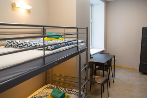 Photo of the whole room, bunk bed