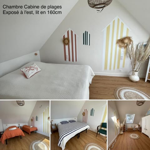 Photo of the whole room, Bedroom, Text overlay