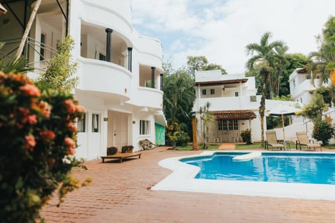 Property building, Pool view