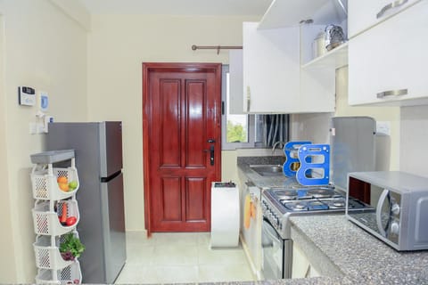 Kitchen or kitchenette, oven, stove, toaster