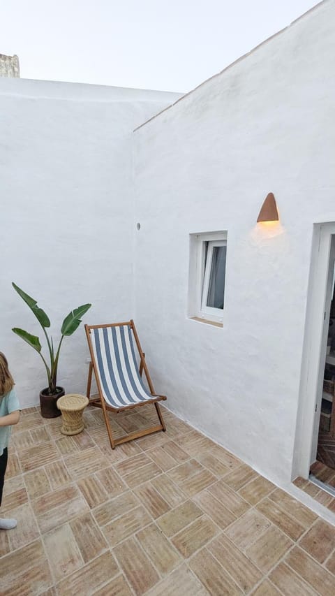 Patio, Balcony/Terrace, Inner courtyard view, sunbed