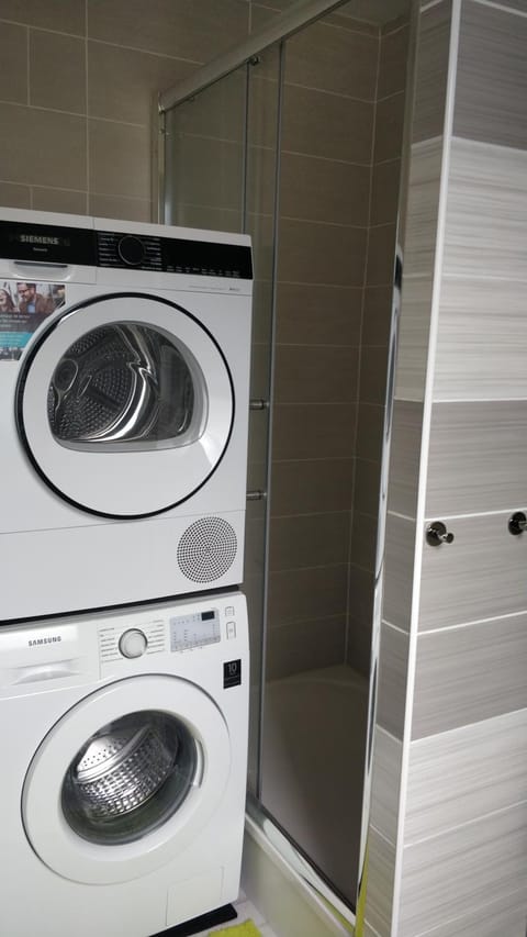 Shower, washing machine, dryer