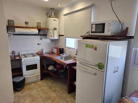 Kitchen or kitchenette, oven, toaster