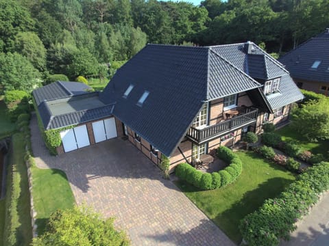 Property building, Facade/entrance, Natural landscape, Bird's eye view, Garden view