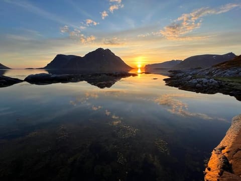 Panoramautsikten Lofoten with Jacuzzi Villa in Lofoten